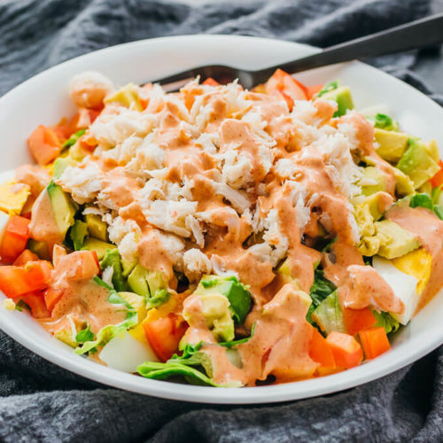 Order BLUE CRAB and SHRIMP LOUIE food online from Sam's Chowder House store, Half Moon Bay on bringmethat.com