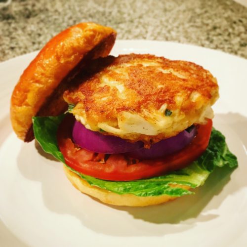 Order LUMP BLUE CRAB SANDWICH food online from Sam's Chowder House store, Half Moon Bay on bringmethat.com