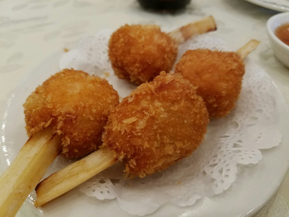 Order Fried Sugar Cane Shrimp food online from Sea Empress Seafood Restaurant store, Gardena on bringmethat.com