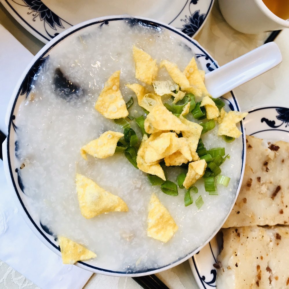 Order Duck Egg Pork Porridge food online from Sea Empress Seafood Restaurant store, Gardena on bringmethat.com