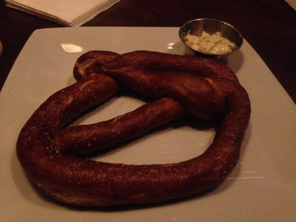 Order Soft Bavarian Pretzel food online from The Back Abbey store, Claremont on bringmethat.com