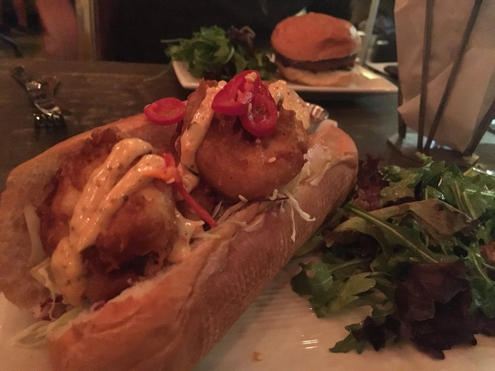 Order Spicy Po’ Boy food online from The Back Abbey store, Claremont on bringmethat.com