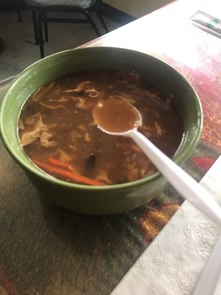 Order 23 Egg Flower Soup(Large) food online from The Red Pearl Chinese Cuisine 13151 Highway store, Boulder Creek on bringmethat.com