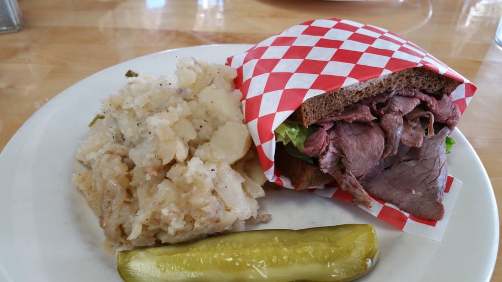 Order Roast Beef Sandwich food online from Tip Top Meats store, Carlsbad on bringmethat.com