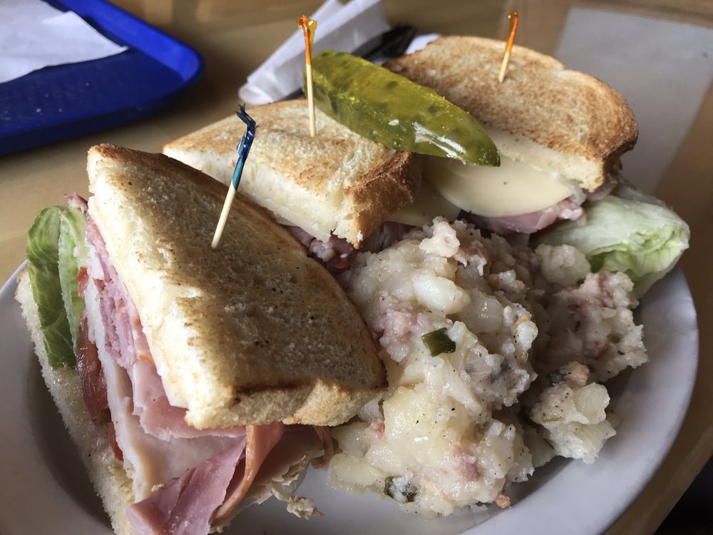 Order Club - Turkey, Ham and Swiss food online from Tip Top Meats store, Carlsbad on bringmethat.com
