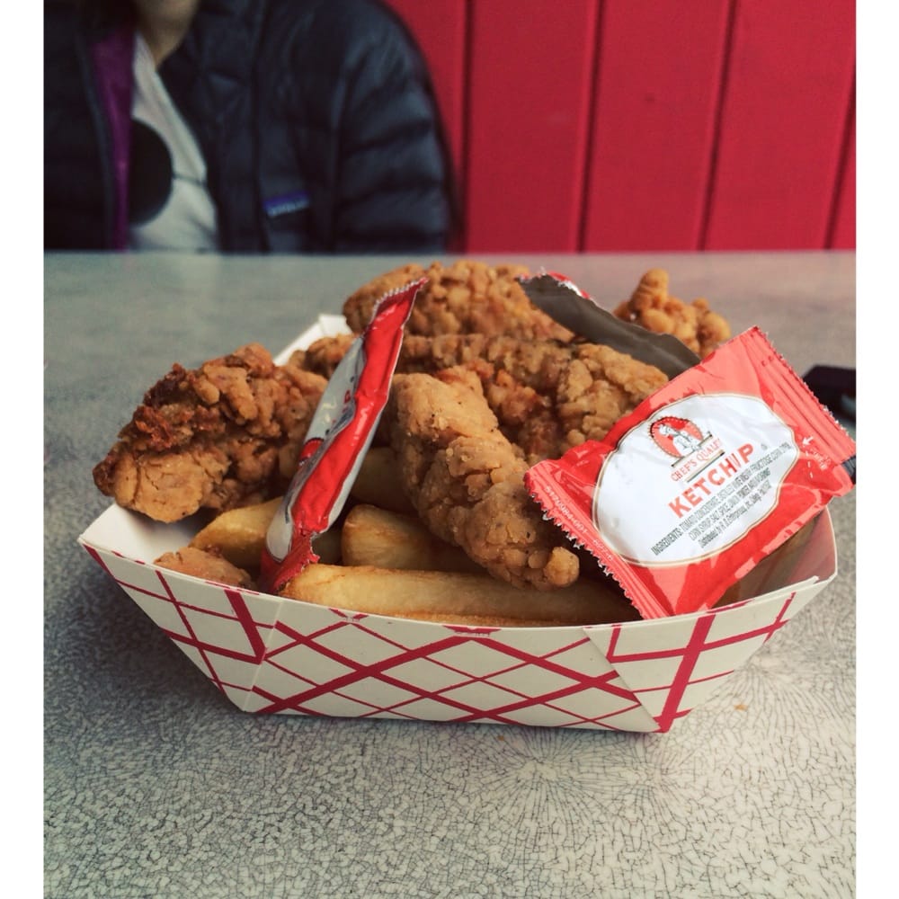 Order CHICKEN STRIPS food online from Beep's Burgers store, San Francisco on bringmethat.com